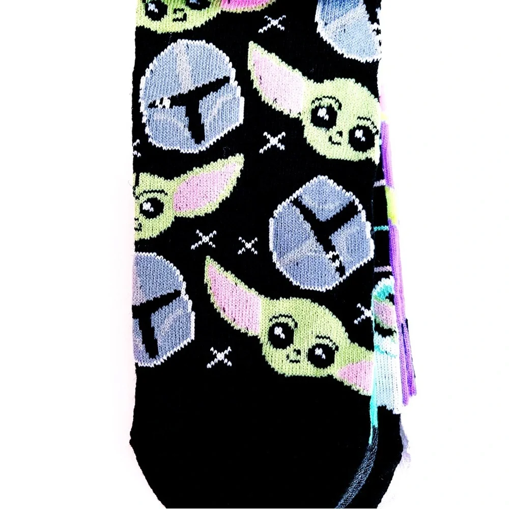 Disney Star Wars Womens No Show Socks The Mandalorian Grogu Baby Yoda Fun Gift